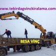 Tekirdağ Vinç Kiralama Sanayi Bölgesi